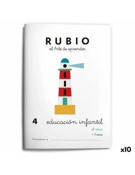 Caderno de Educação Infantil Rubio Nº4 A5 Espanhol (10 Unidades)