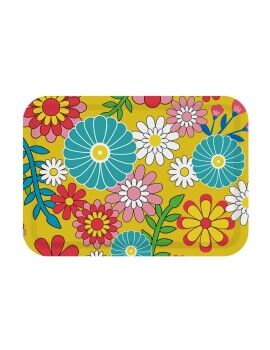 Bandeja Versa Amarillo Polietileno RPET 27 x 2,2 x 38 cm Flores