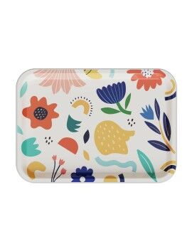 Tabuleiro Versa Sunflower Polietileno RPET 27 x 2,2 x 38 cm