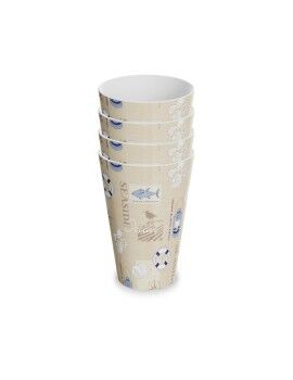 Set de Vasos Versa Seaside Polietileno RPET 4 Piezas