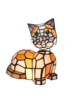 Lâmpada de mesa Viro Iluminación Castanho 60 W 13 x 22 x 20 cm Gato