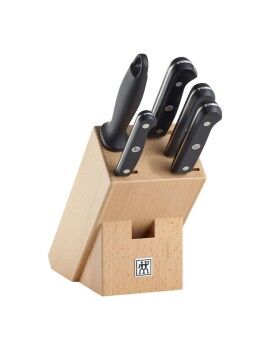 Conjunto de Facas de Cozinha e Suporte Zwilling 36131-003-0 Preto Aço Madeira Aço inoxidável...