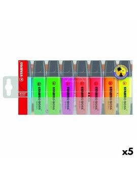 Conjunto de Marcadores Fluorescentes Stabilo Boss Multicolor (5 Unidades)