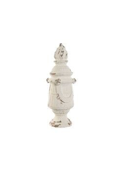 Figura Decorativa Home ESPRIT Branco Decapé 24 x 24 x 60 cm