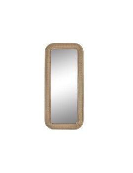 Espelho de parede Home ESPRIT Natural Metal 76,5 x 5,5 x 172,5 cm