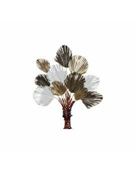 Decoração de Parede DKD Home Decor Metal Bloemen (97 x 10 x 118 cm)