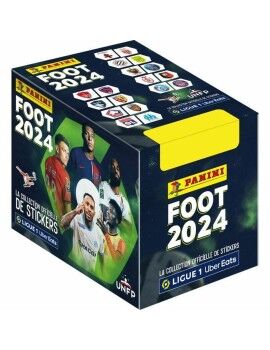 Conjunto de etiquetas Panini FOOT 2024 LIGUE 1 Preto (50 Peças)