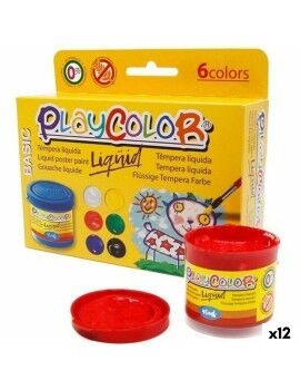 Têmperas Playcolor Multicolor 40 ml (12 Unidades)