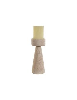 Candelabro Home ESPRIT Beige Resina Mármol 10 x 10 x 25 cm