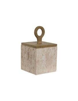 Guarda-Joias Home ESPRIT Bege Resina 12 x 12 x 21 cm