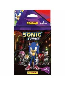 Set de pegatinas Panini Sonic Prime (FR) 8 Piezas