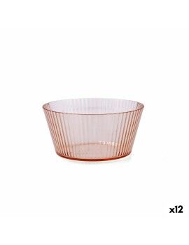 Cuenco Quid Sunset Coral Plástico 15 cm (12 Unidades)