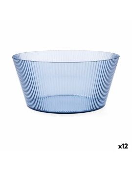 Saladeira Quid Sunset Azul Plástico 25 cm (12 Unidades)