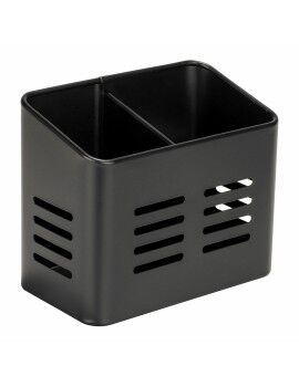 Cesto para talheres Wenko Susie 55098100 Preto mate Metal