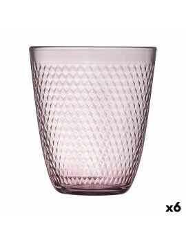 Copo Luminarc Pampille Rosa Vidro 310 ml (6 Unidades)