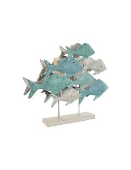 Figura Decorativa Home ESPRIT Mediterráneo Peces 60 x 15 x 53 cm