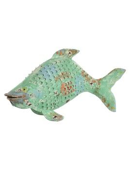 Figura Decorativa Home ESPRIT Peixe Mediterrâneo 58 x 14 x 30 cm