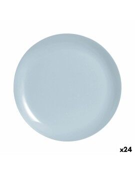 Prato de Jantar Luminarc Diwali Paradise Azul Vidro 25 cm (24 Unidades)