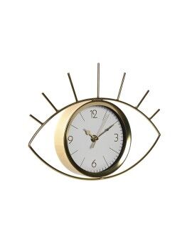 Reloj de Pared Home ESPRIT Dorado Metal 29 x 4 x 22 cm