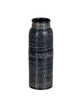 Vaso Preto Alumínio 9 x 9 x 25,5 cm