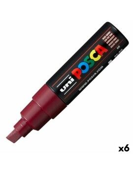 Rotuladores POSCA PC-8K Granate 6 Unidades