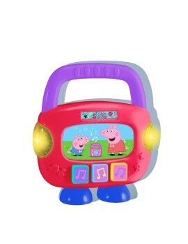 Altavoz con Micrófono Karaoke Peppa Pig Sing Alone