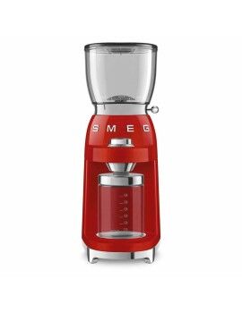 Molinillo Eléctrico Smeg CGF11RDEU Rojo Transparente 150 W 350 g