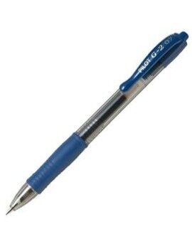 Bolígrafo de gel Pilot BL-G2-7 Azul 12 Unidades