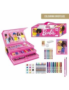 Set de Papelaria Barbie Cor de Rosa