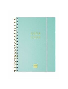 Agenda Finocam Turquesa A5 15,5 x 21,2 cm 2024-2025