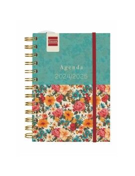 Agenda Finocam Garden Multicolor 1/8 12 x 16,4 cm 2024-2025