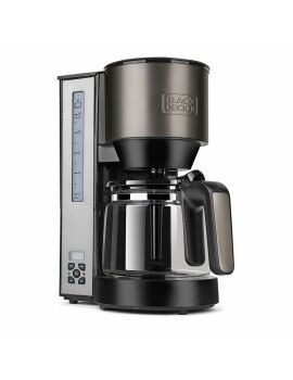 Máquina de Café de Filtro Black & Decker BXCO1000E Preto Prateado