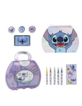 Set de Papelaria Stitch Lilás 11 Peças