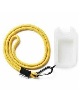 Lanyard Haan Amarelo Gel de Mãos Higienizante