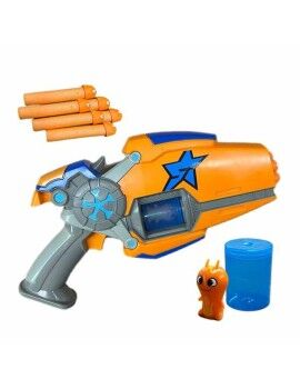 Pistola de Dardos Bizak Slugterra Eli'S Megamorph Blaster Laranja