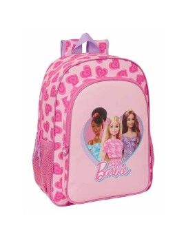 Mochila Escolar Barbie Cor de Rosa 33 x 42 x 14 cm