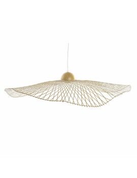 Candeeiro de teto DKD Home Decor Bambu Chapéu de Praia (88 x 88 x 17 cm)