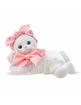 Peluche Berjuan Anireal Blanco Gato 35 cm