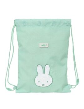 Bolsa Mochila con Cuerdas Miffy Menta Menta 26 x 34 x 1 cm