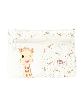 Malas para tudo duplas Sophie la Girafe Bege 23 x 16 x 3 cm