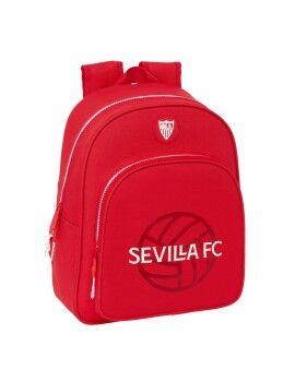 Mochila Escolar Sevilla Fútbol Club Vermelho 28 x 34 x 10 cm