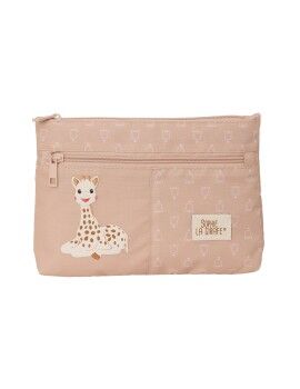 Portatodo Doble Sophie la Girafe Beige 23 x 16 x 3 cm