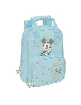 Mochila Escolar Mickey Mouse Clubhouse Baby Azul Claro 20 x 28 x 8 cm