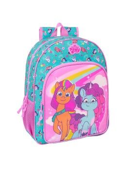 Mochila Escolar My Little Pony Magic Cor de Rosa Turquesa 33 x 42 x 14 cm