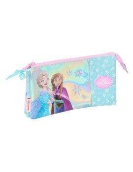 Malas para tudo triplas Frozen Cool days Violeta Azul celeste 22 x 12 x 3 cm