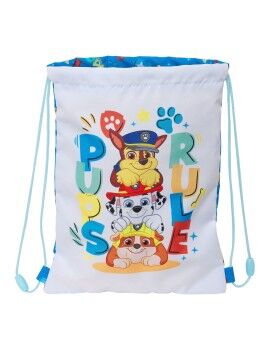 Bolsa Mochila con Cuerdas The Paw Patrol Pups rule Azul 26 x 34 x 1 cm