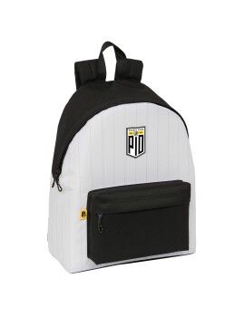 Mochila Escolar Kings League PÍo Branco Preto 33 x 42 x 15 cm