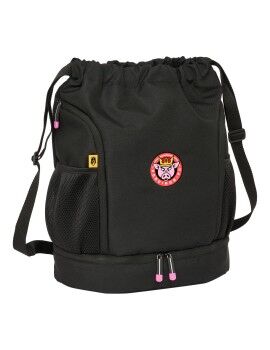 Bolsa Mochila con Cuerdas Kings League Porcinos Negro 35 x 40 x 1 cm