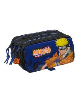 Malas para tudo triplas Naruto Ninja Azul Preto 21,5 x 10 x 8 cm