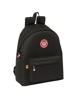 Mochila Escolar Kings League Porcinos Negro 33 x 42 x 15 cm